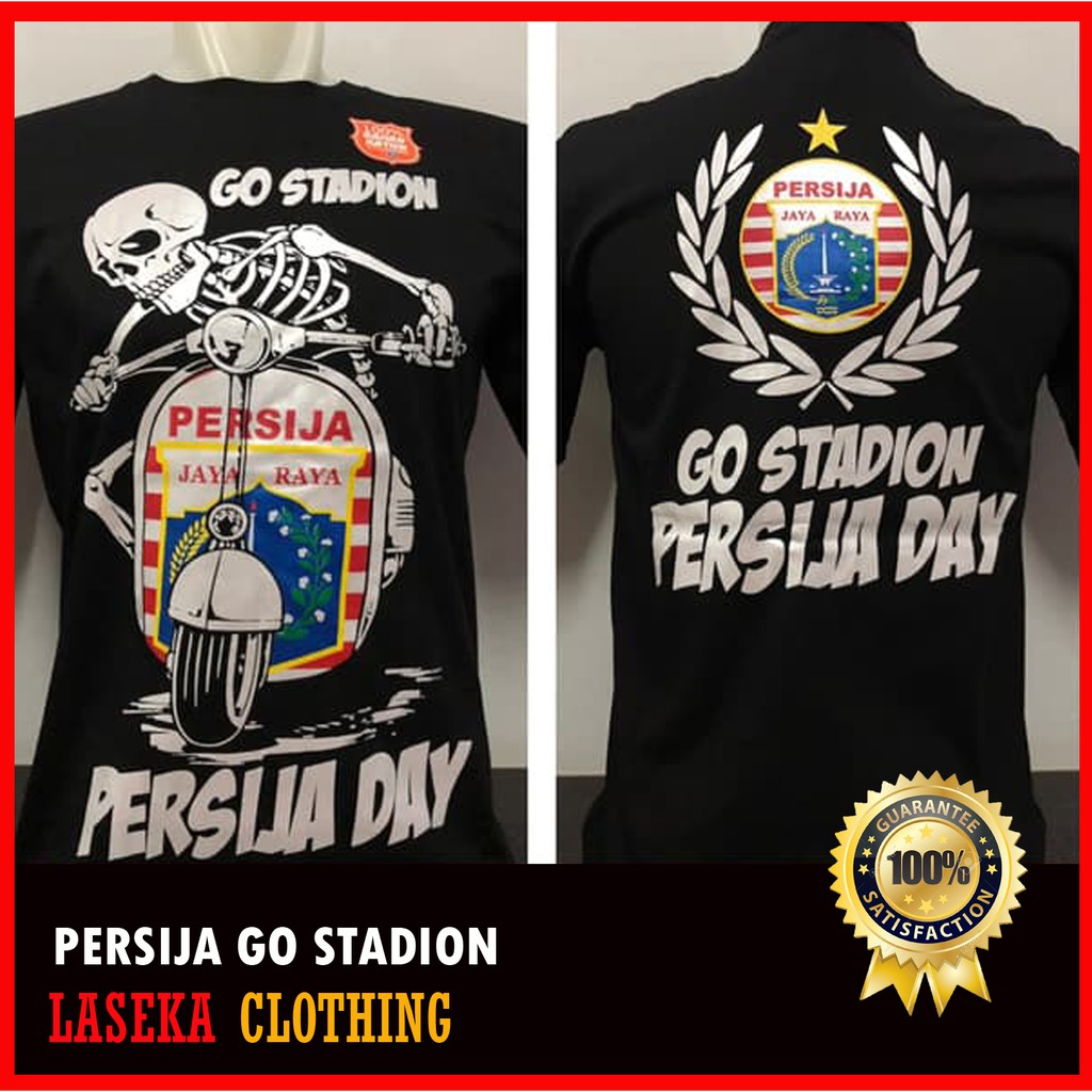 Kaos Baju Distro Persija Couple The Jak Mania JAK ANGEL Tribun Merah