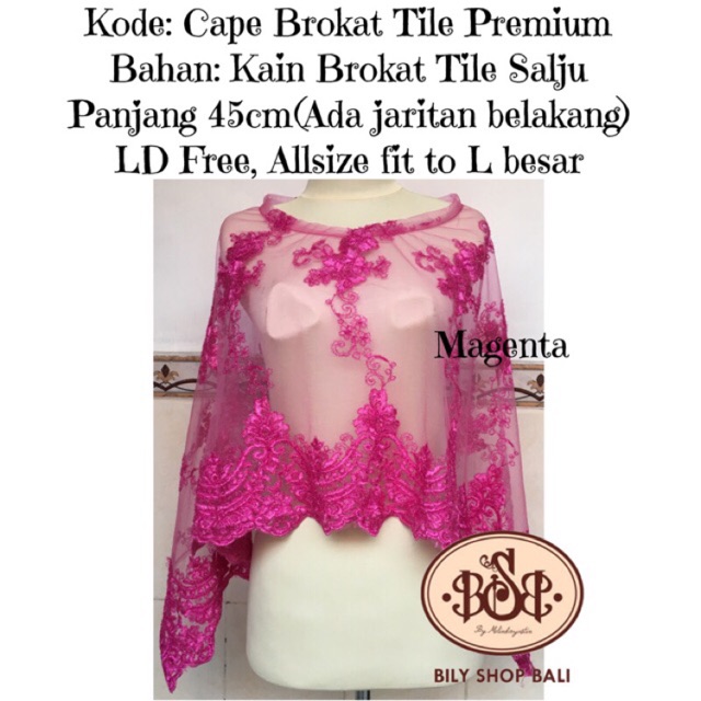 BILY SHOP BALI Cape Brukat Tile Premium