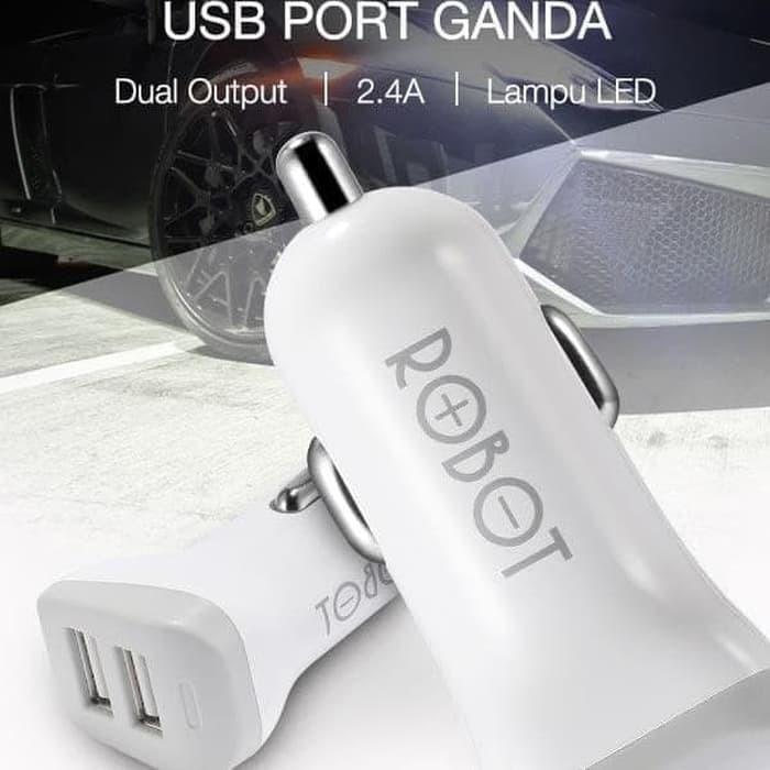 Charger Mobil ROBOT Saver Fast Charger Car Charger mobil