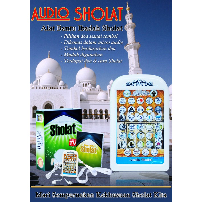 Audio Sholat Lengkap dengan Buku GARANSI 1 TAHUN