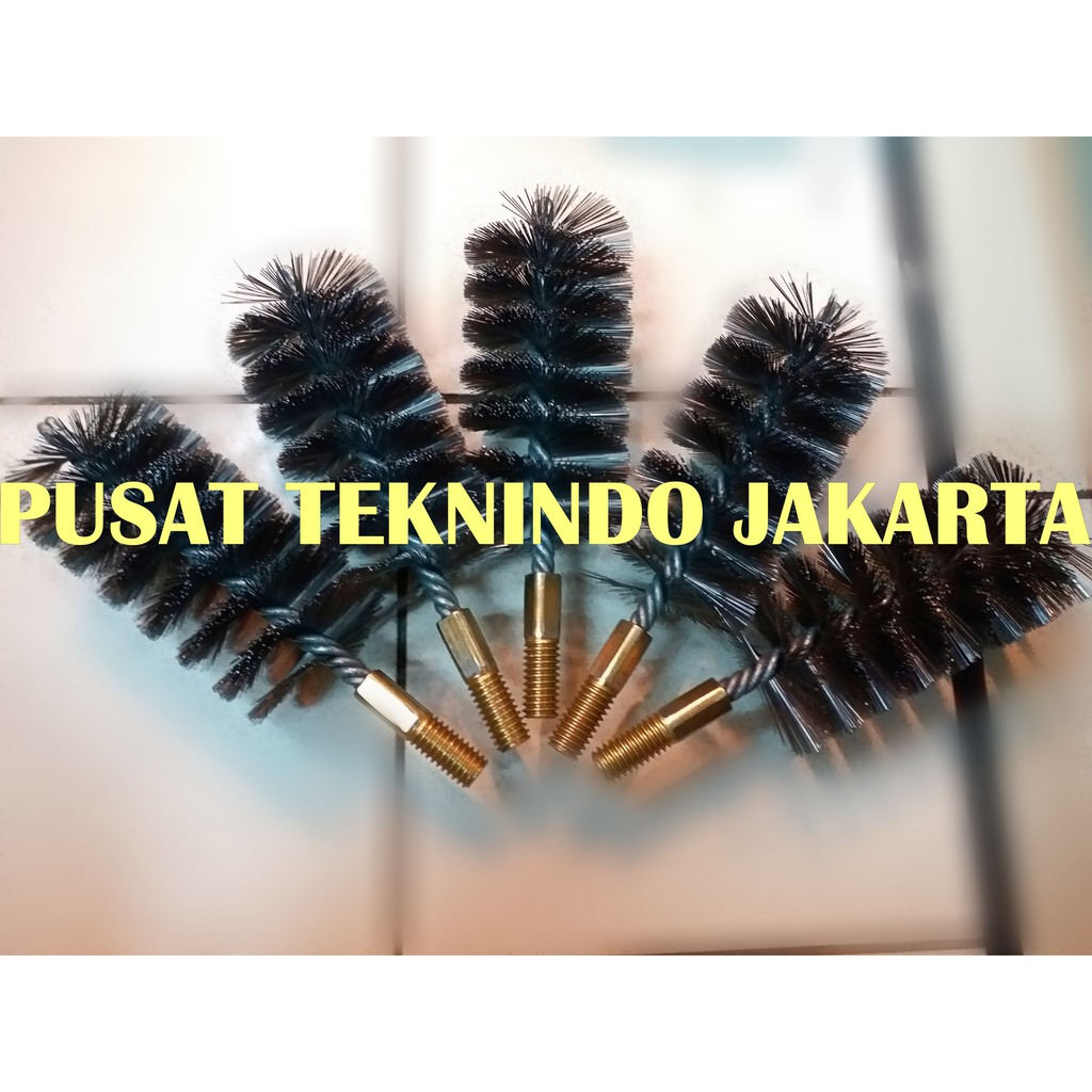 Sikat Pipa Kawat Baja 2.1/2 64mm Tube Brush Steel Wire Tt-24 / Tt24 Union Brush Murah Meriah