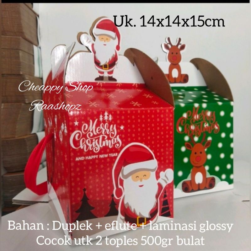 

Eflute Christmas Box Natal 2 toples 500gr bulat Box Natal cookies Box Natal kue kering Box Natal Kuker Box Hampers Natal Box Parcel Natal Box Packaging Natal Dus Natal Kotak Natal Kardus Natal Box Natal Premium Tebal