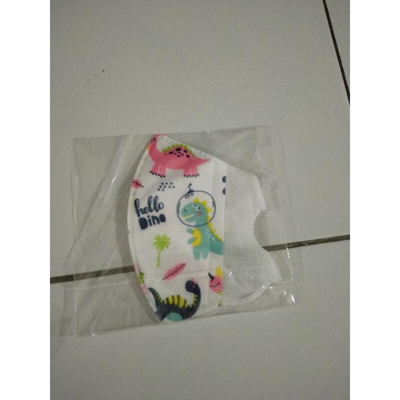 masker duckbill anak motif cowok ecer satuan