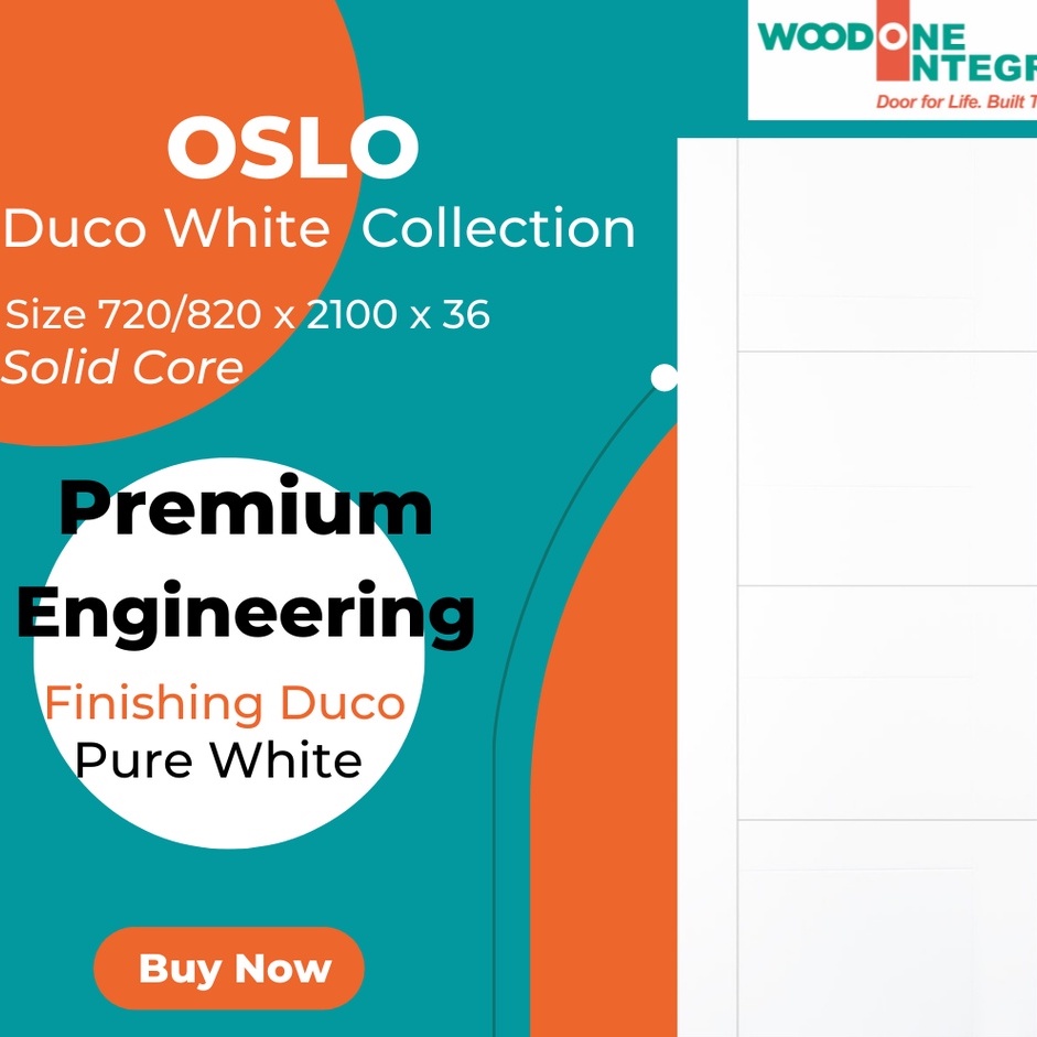 Pintu Woodone Integra Premium Engineering tipe OSLO SOLID core