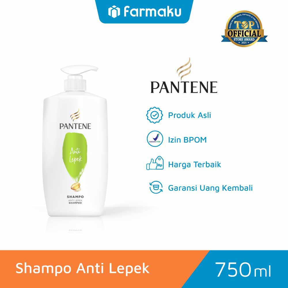 Promo Harga Pantene Shampoo Anti Lepek 750 ml - Shopee