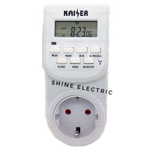 Stop Kontak Timer Listrik Digital Kingstar / Timer Digital