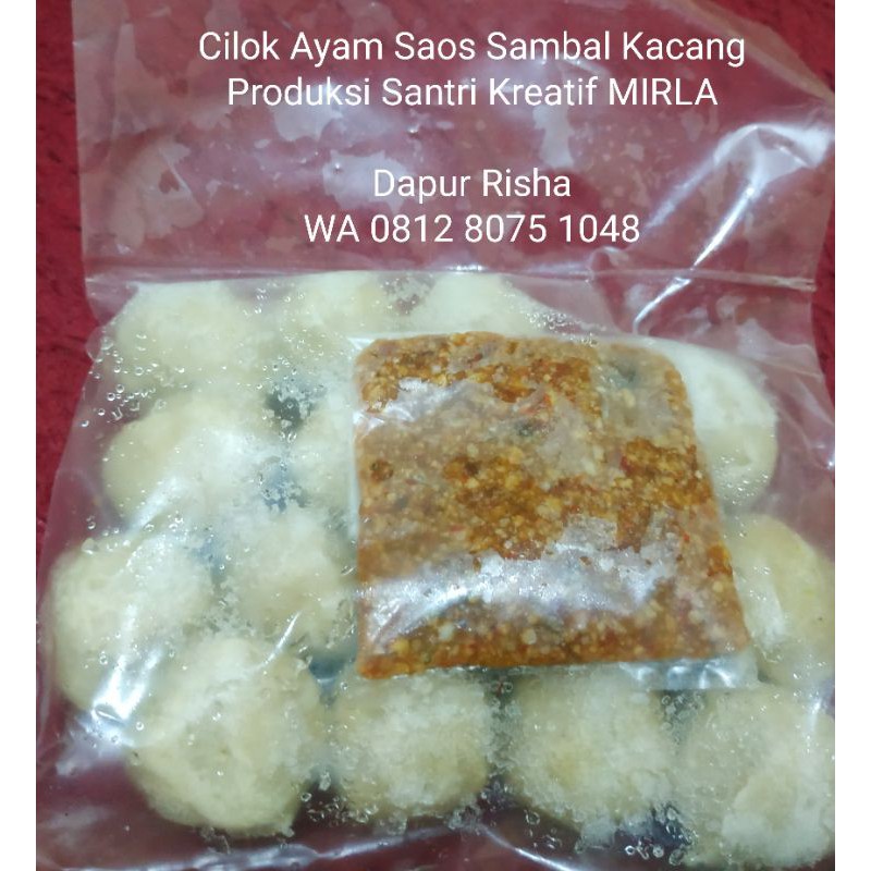

Cilok Ayam Sambal Kacang