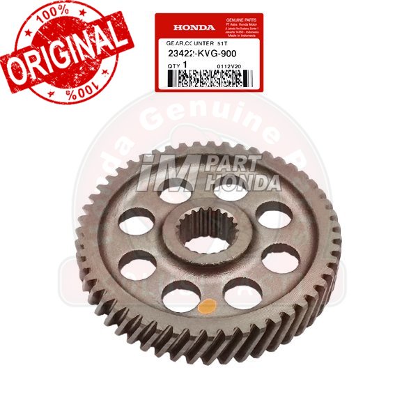 Original  gear counter 51T beat spacy scoopy vario karbu 23422-kvg-900 23422kvg900 Jaminan 100% Asli
