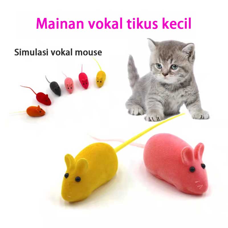 Tikus Mainan Cit Mainan Kucing Cat Teaser Cat Toys Mouse Kucing Bentuk Tikus Melatih Interaktif Chaser Kitten Rat Cit