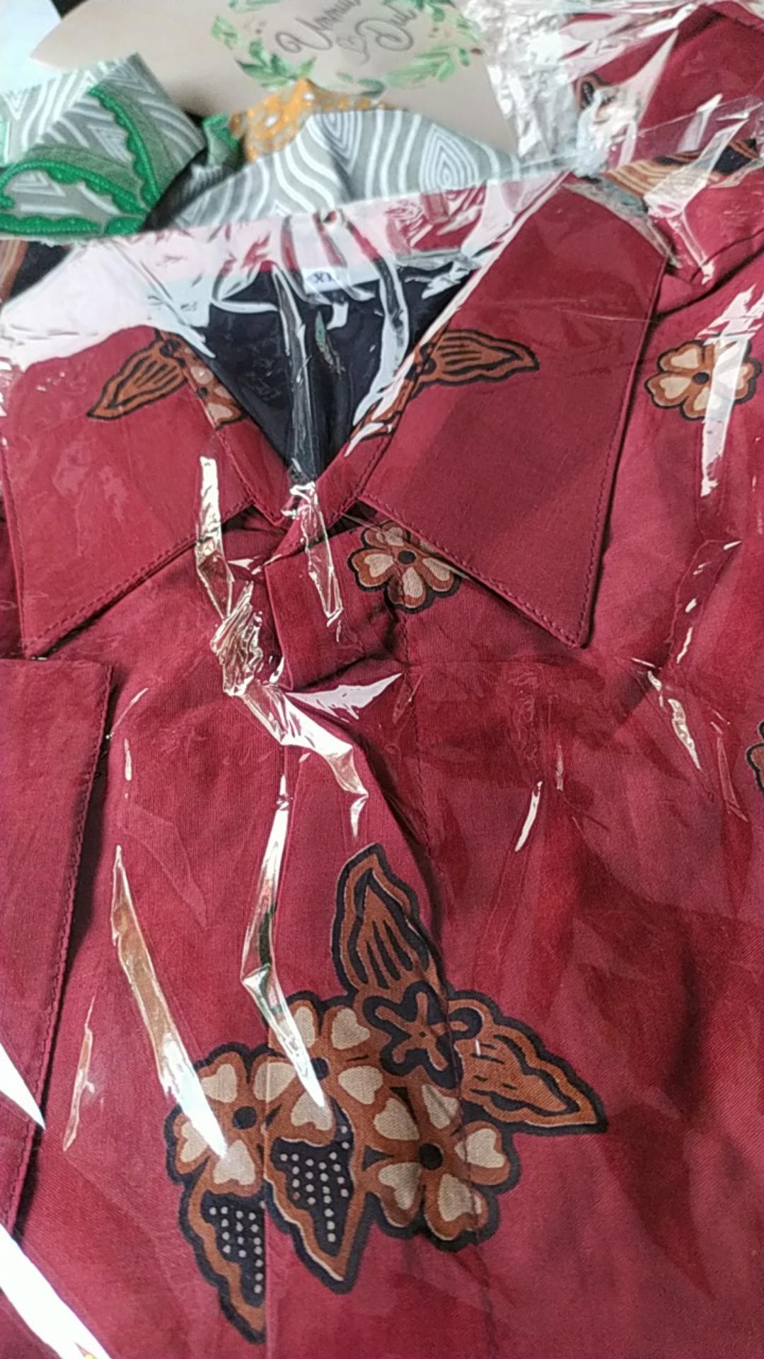Kemeja Batik Kangen Kamulyan Full Furing Katun Halus Asli Baturaden Size M-xxl Termurah