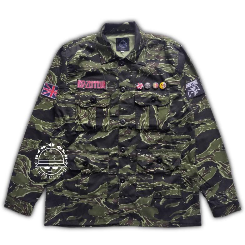 ARFACLOTH / FIELD JACKET TIGER GREEN PLANT