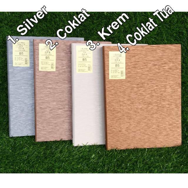 Binder File Besar B5 Hard Cover Glossy Color Ring Plastik - Satuan