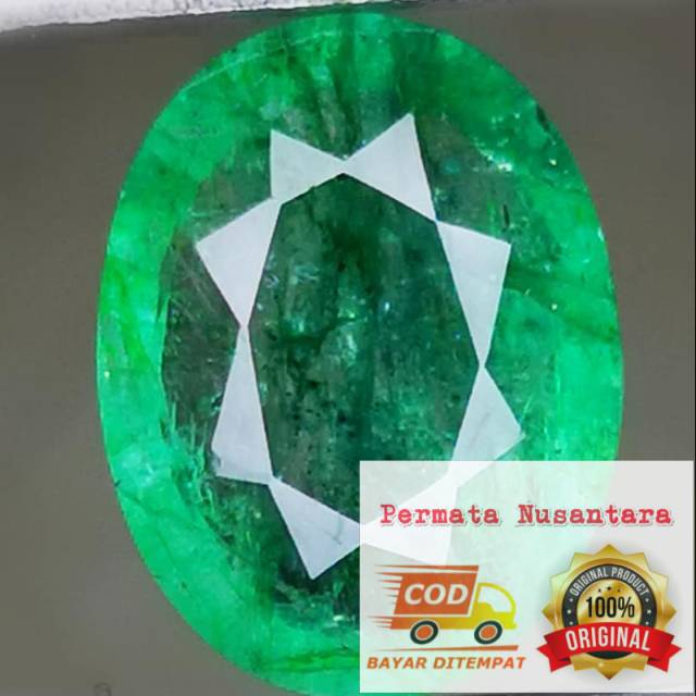[BAYAR DITEMPAT] Batu permata natural zamrud colombia jumbo super