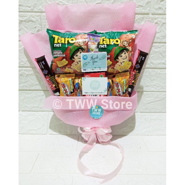 

[PO] Buket Snack Affordable TWW Store Hadiah Ultah, Sidang, Wisuda