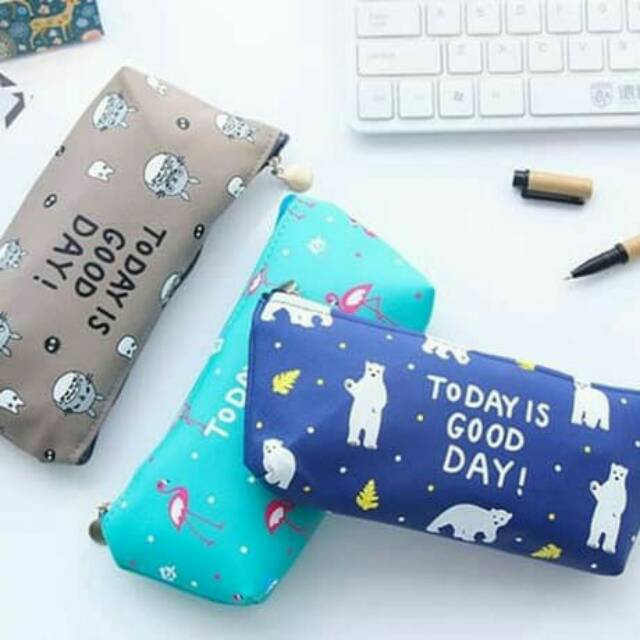 

TP010 Tempat Pensil Lucu Good day - Pinguin