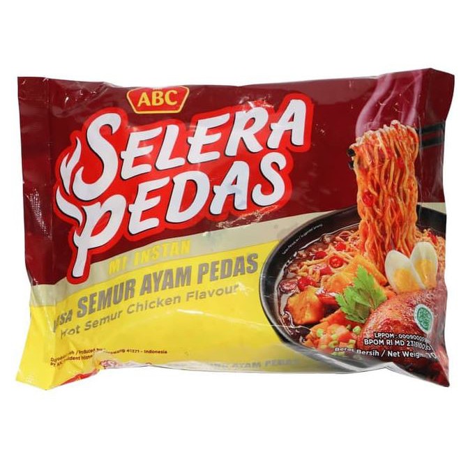 

ABC Semur Ayam Pedas Mie Instan Isi 5 pcs