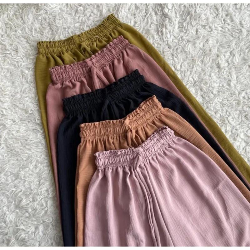Kulot Crinkle polos Premium/Pelangi-XL-xxl