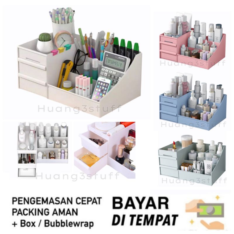 Rak Kosmetik Drawer Kotak Penyimpanan Makeup Organizer make up storage box kosmetik