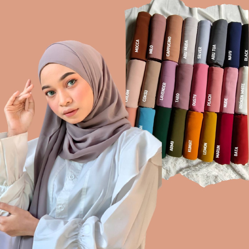 HIJAB PASHMINA CERUTY BABYDOLL SYAR’I JUMBO