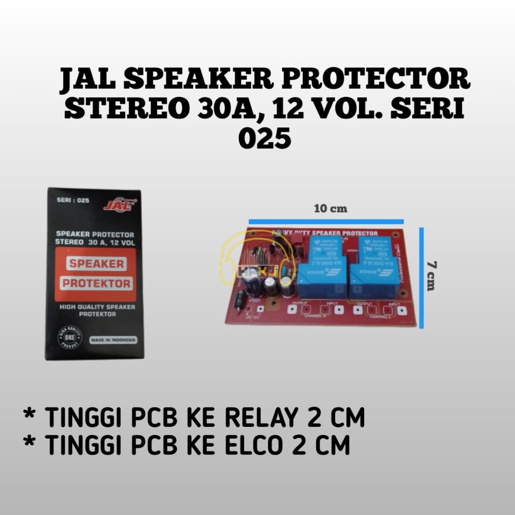 JAL KIT SPEAKER PROTECTOR 30A 12V DC STEREO SPEKER PROTEKTOR
