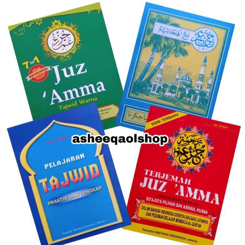 Turutan Juz Amma/Terjemah Juz Amma/Juz Amma 7 in 1/Pelajaran Tajwid