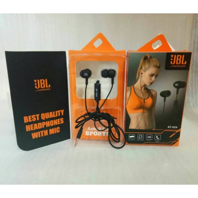 Headset JBL Type AT-024 Original
Stereo headset super jernih