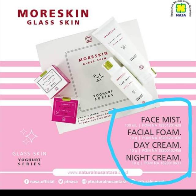 Moreskin glass skin