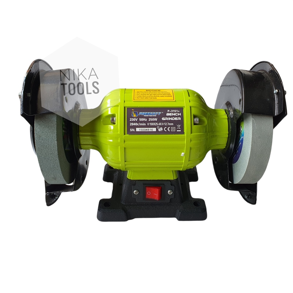 Gerinda Duduk Bench Grinder 6&quot; Prescott