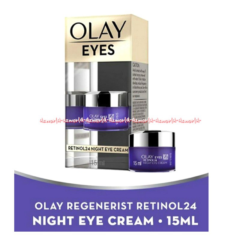 Olay Eyes Regenerist Retinol 24 Night Serum Frangrance Free 15ml Serum Mata Olai