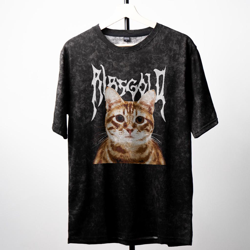 Kaos Tshirt Cat Tie Dye