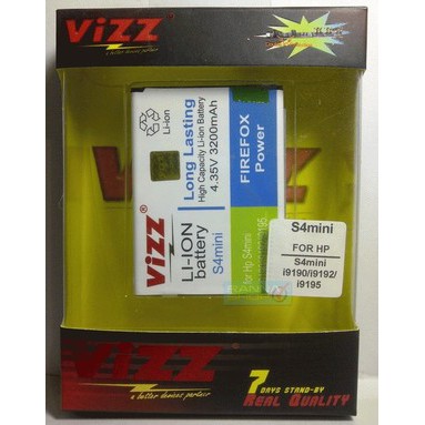 S4 Mini / S4 Mini Duos 3200mAh Battery / Baterai Vizz Double Power Samsung Galaxy