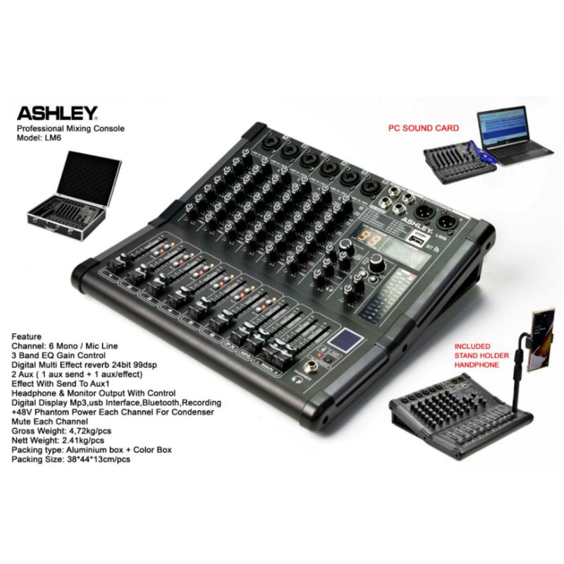 Mixer audio Ashley LM 6