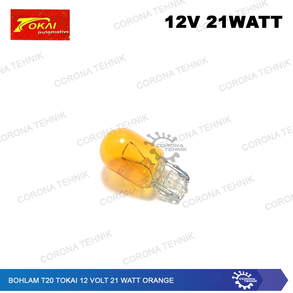 T20  - Bohlam Tokai 12 Volt 21 Watt Orange