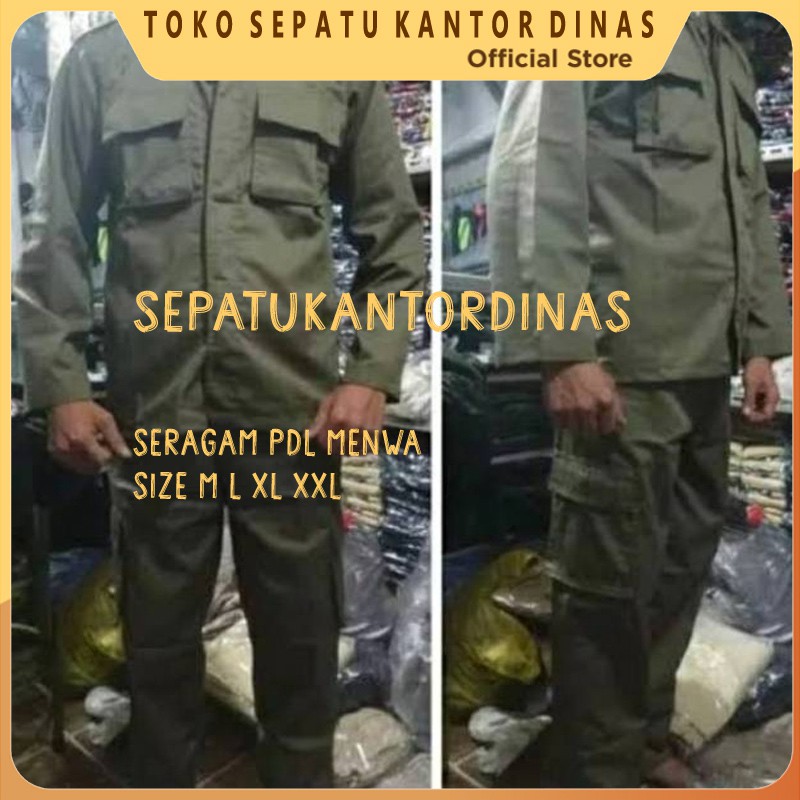 RPM Baju|Seragam|Setelan|Pdl Ijo|Hijau|Menwa|Koramil Standar TNI