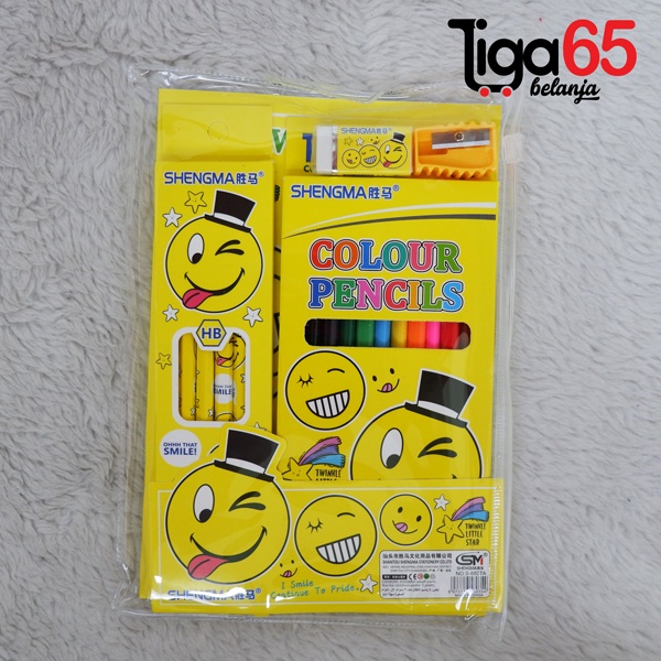 365 STATIONERY SET #40971 Buku &amp; Alat Tulis Anak / Karakter Fancy Gambar Lucu