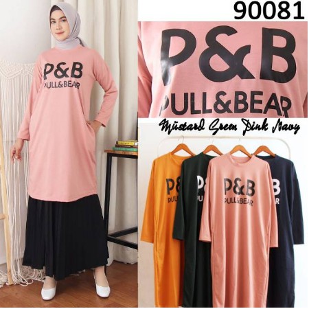 _Tunik_panjang_Tunik_High_Bahan_Babyterry_Halus_warna_polos_..#terbaru_model_tunik_