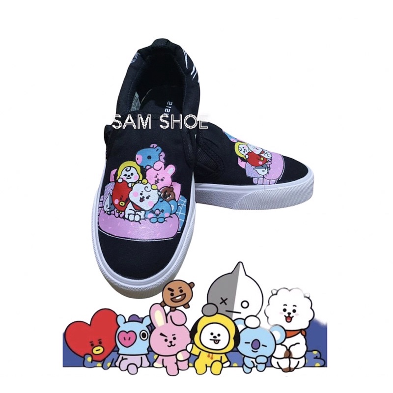 Harga SEPATU ANAK PEREMPUAN CEWE SLIP ON ARMY KARAKTER KARTUN BT21 BTS
ORIGNAL SEKOLAH HITAM TK DAN SD