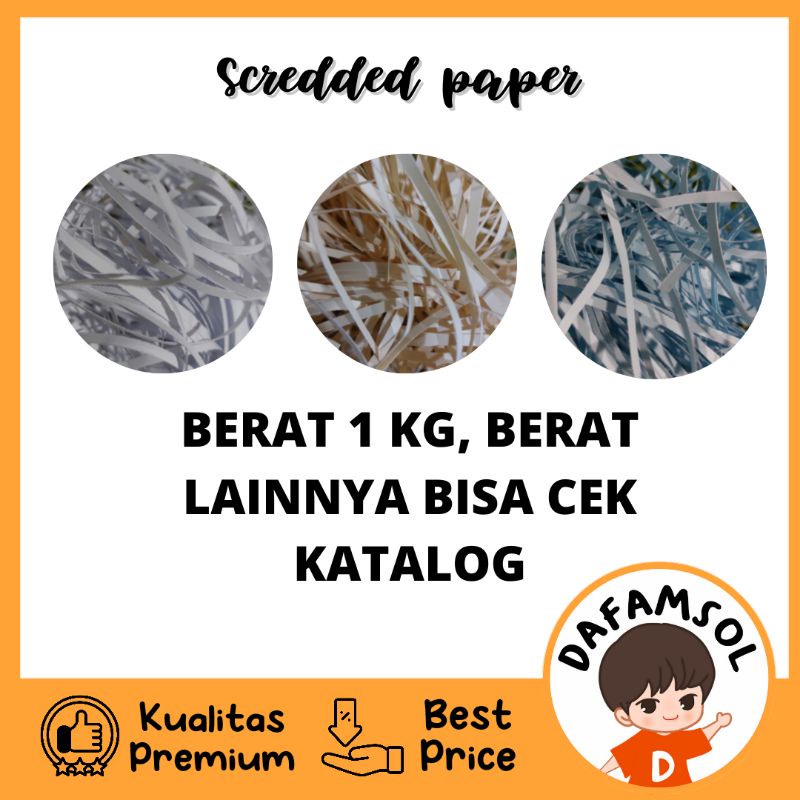 

⏸ DAFAMSOL ⏸ 1kg SCREDDED PAPER/KERTAS SERUT/KERTAS CACAH/KERTAS KAWUL