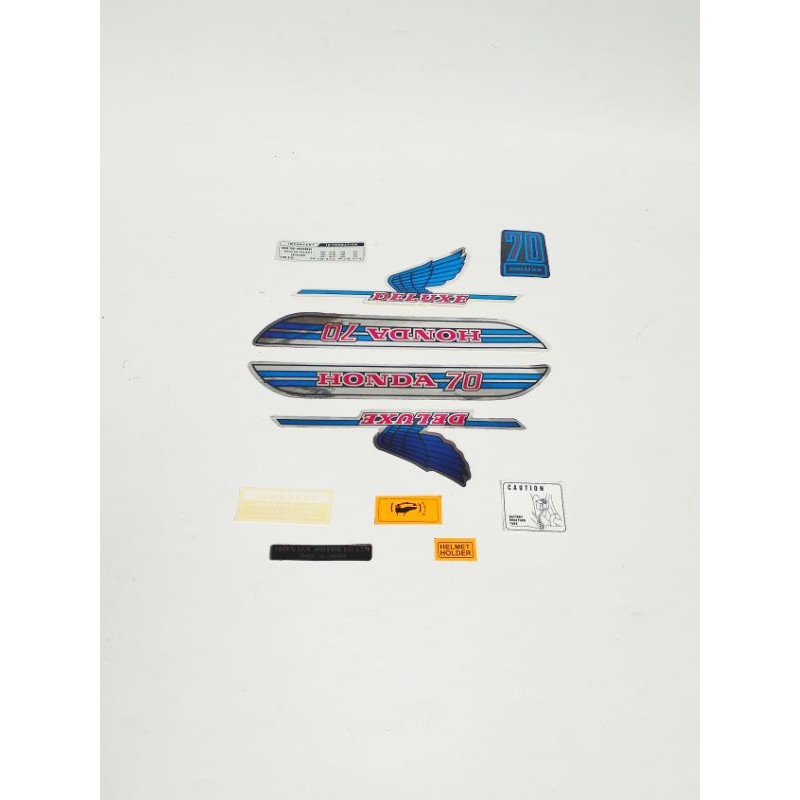 Stiker/striping set body Honda C70