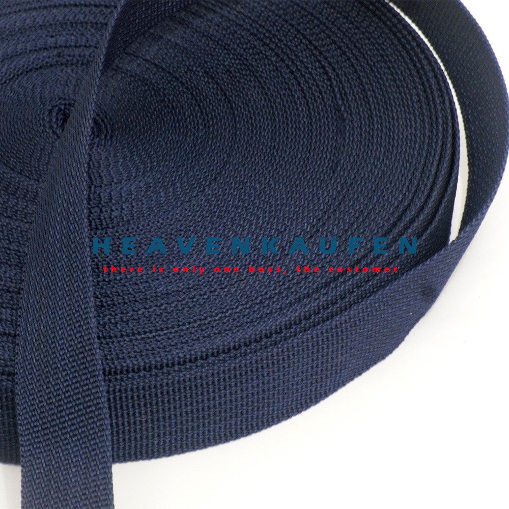 Webbing Lebar 2,5 cm Biru Donker