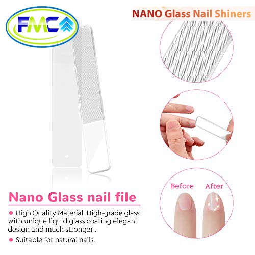 Kikir Kuku Manicure Pedicure Kaca Alat Pengkilap Kuku Nail Art Glass Polish Buffer Pembersih Pengasah Kuku Halus Mengkilap