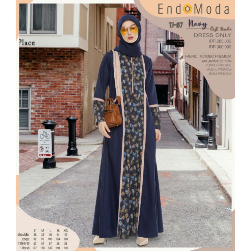 GAMIS KATUN TOYOBO KATUN JEPANG Gamis Lebaran 2021