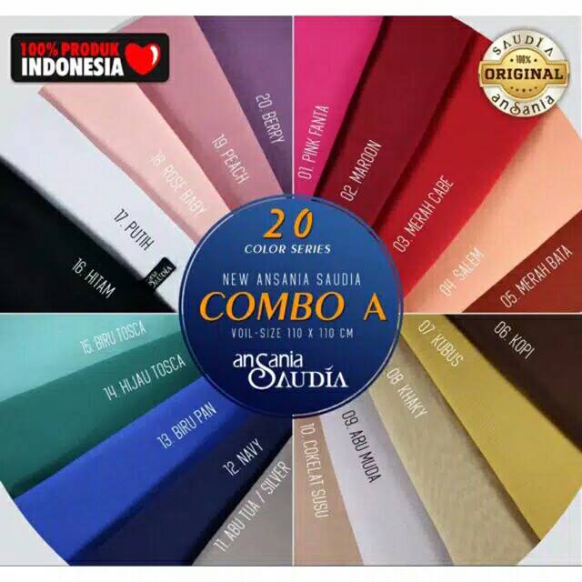 Jilbab Segi Empat Saudia Ansania