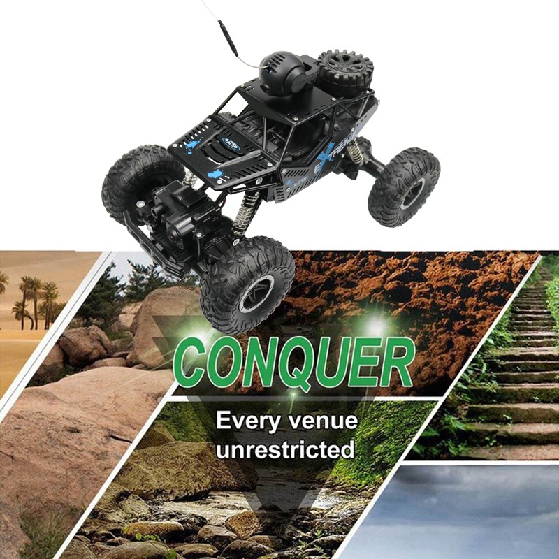 HD Aerial Cross-country Climbing RC Car with 720P Wifi Camera and Real-Time Video Camera Functions