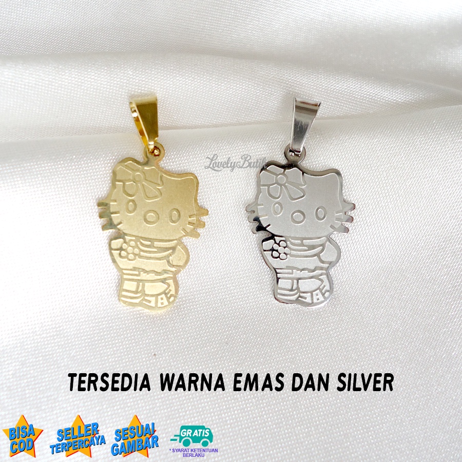 Lovelybutik - Liontin Anak Titanium Anti Karat - Liontin Lucu Anak Tanpa Kalung Titanium Model Terbaru Cutie Shoes