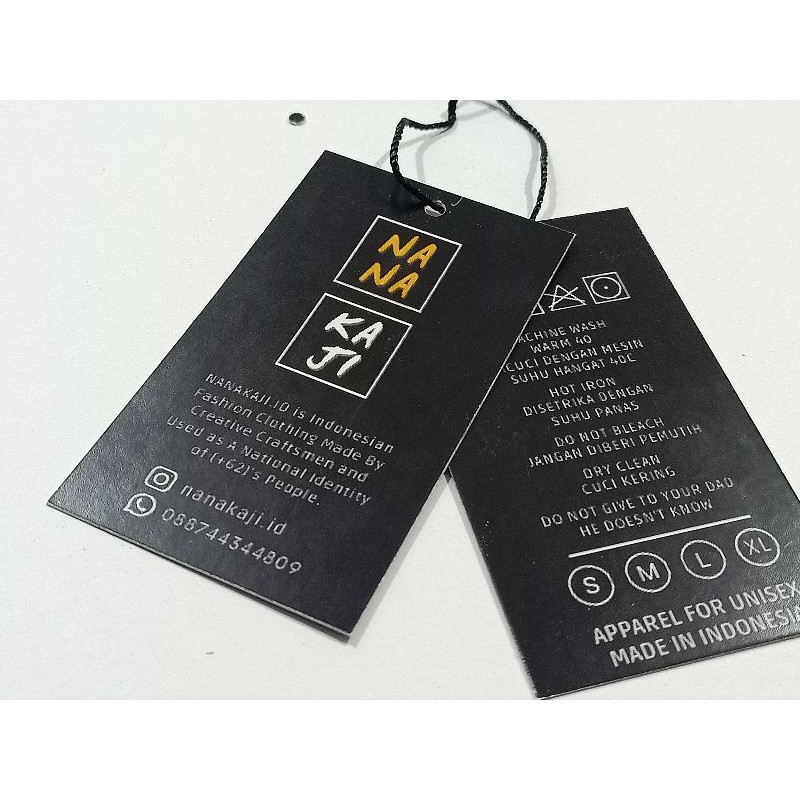 

Hangtag Label Pakaian