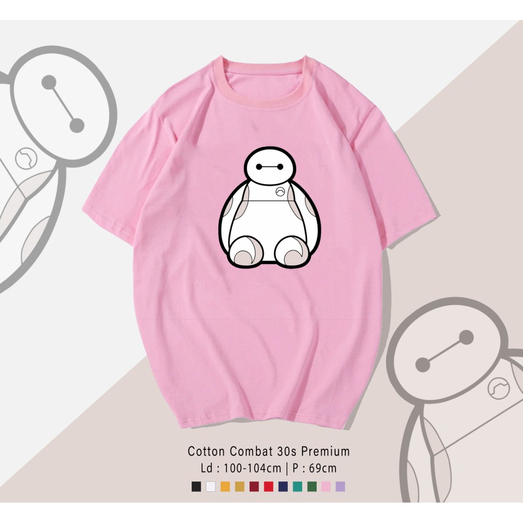 BAYMAX / TERMURAH / PREMIUM BAJU KAOS  / T-SHIRT / KATUN LENGAN PENDEK / TUMBLR TEE