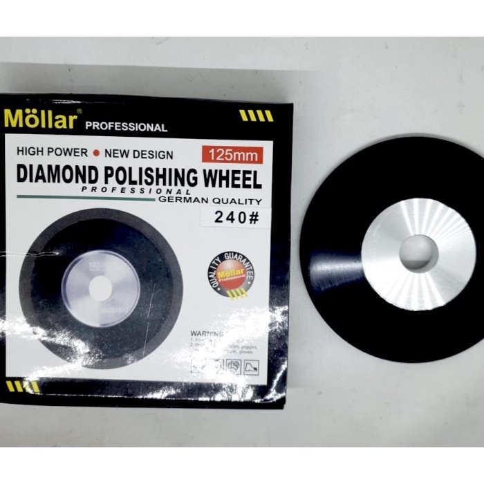 Diamond Polishing Wheel Asah Planer Mata Batu Gerinda Poles MOLLAR 5&quot;