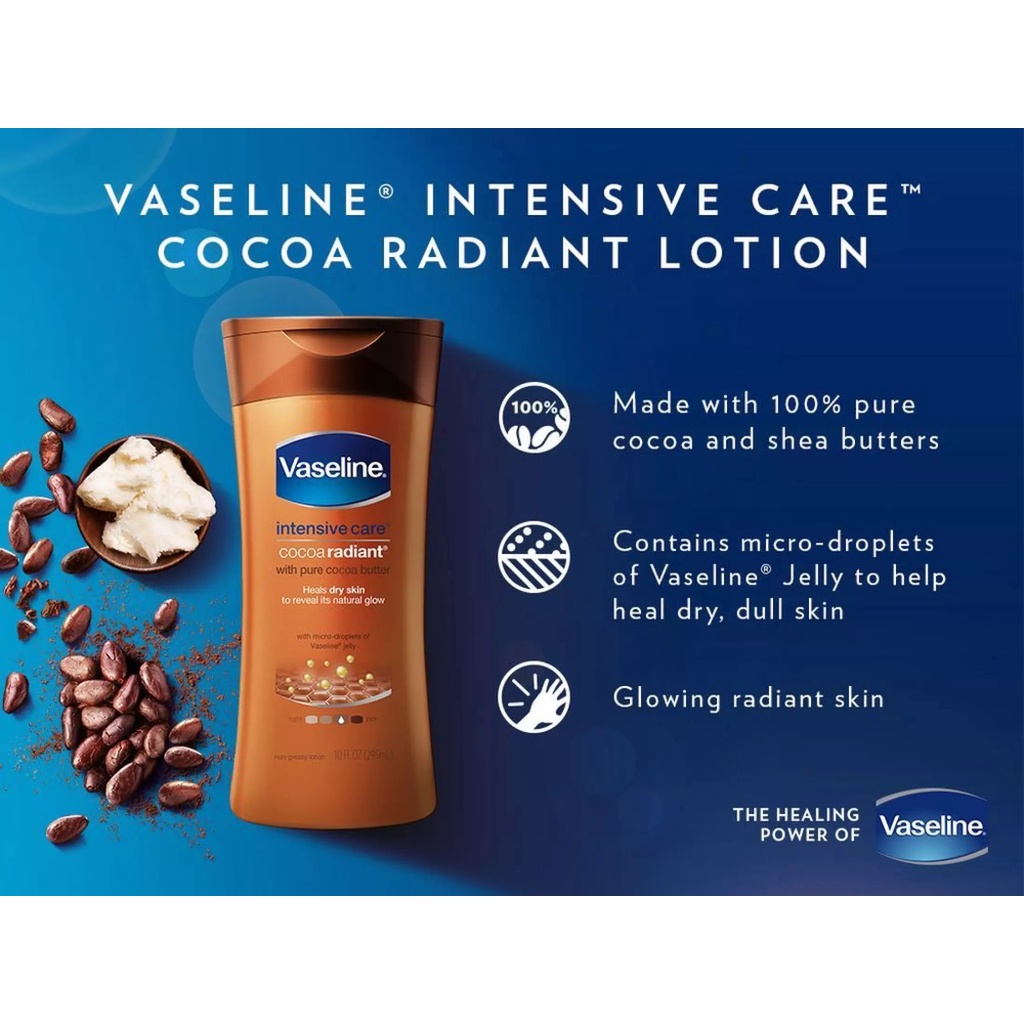 VASELINE INTENSIVE CARE COCOA RADIANT 200ML