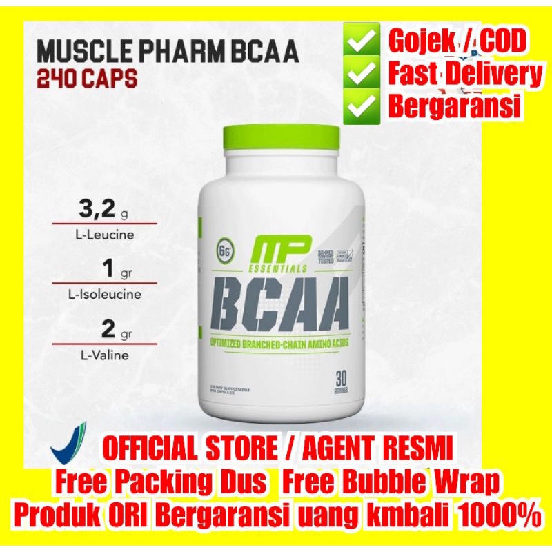 MP BCAA Muscle Pharm BCAA 240 caps